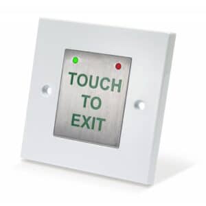 BTS-85UK-TTE White Touch Sensitive Illuminated Switch With Timer