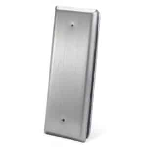 CM25-1 DDA Narrow Blank Legend Stainless Steel Door Release Push Pad