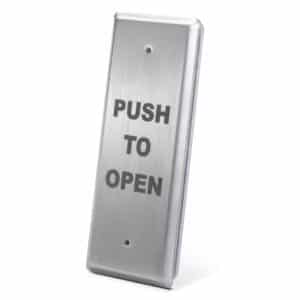 CM25-3 DDA Narrow Push To Open Stainless Steel Push Pad