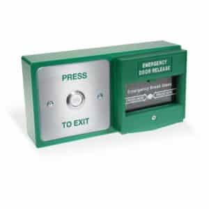 DBB-21-02 Dual Combined Press To Exit Button And Emergency Door Release Call Point