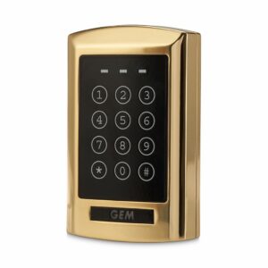 GEM DG-850-TH-G Keypad In Gold Finish