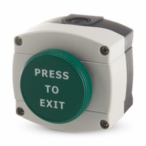 DRB-450-WP Weatherproof Press To Exit 50Mm Raised Green Button
