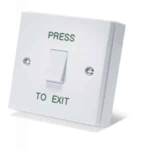 DRB001N-PTE White Press To Exit With Rocker Button
