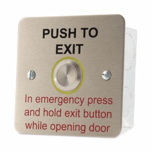 DRB300 Emergency Push To Exit Stainless Steel Exit Button