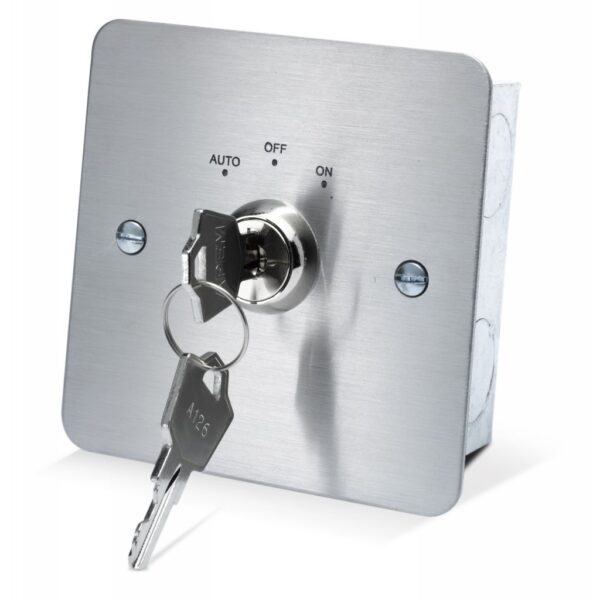 003 Key Switch KS-003 Stainless Steel Maintained Single Pole 3 Position Key Switch ...