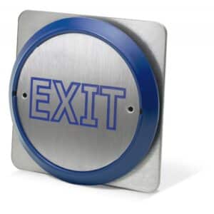 PBT-860BS-B Zinc Alloy Exit Switch With 85Mm Blue Exit Button