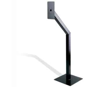 ICS POST-M-G Goose Neck Powder-Coated Pedestrian Height Aluminium Post