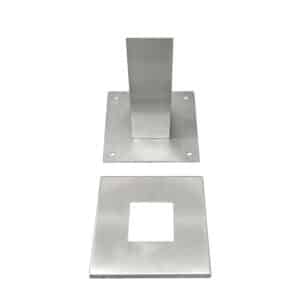 CDVI Base-Cover Brushed Stainless Steel Base Cover Plate For Rpss Series Posts