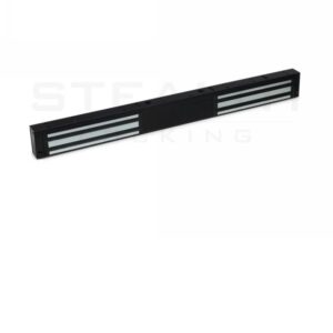 STEALTH04DS Black Fire-Rated Slimline Double Maglock With Door Status