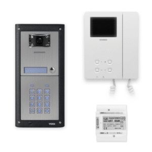 VIDEX Cvkc4K-1S 4000 1-Way Colour Video Kit Keypad And 6256 Videophone