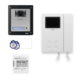 VIDEX Esvkx-1S/6286 4000 1-Way 2 Wire Video Kit Proximity And 6286 Videophone
