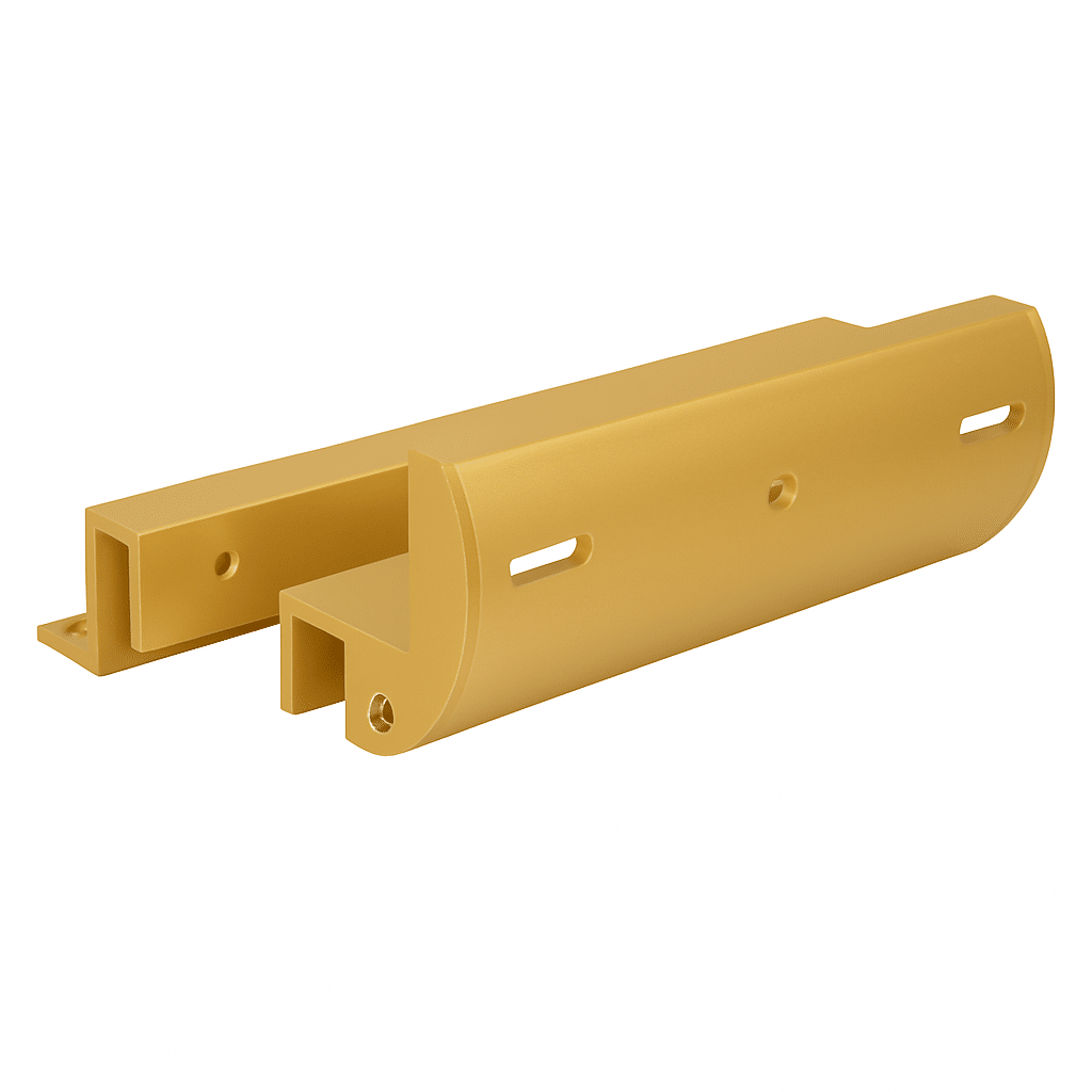 GD600ZL-AB Ral Glass Door Z & L Brackets For Slimline Maglock