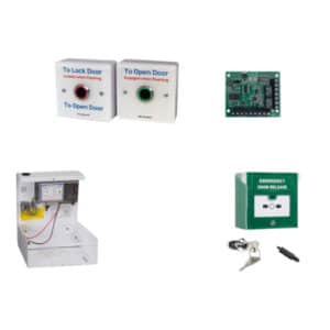 DDA Toilet Locking System For Automatic Sliding Door Operators - Single Gang Touch Free