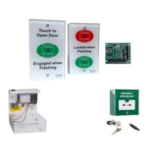 DDA Toilet Locking System For Automatic Sliding Door Operators - Double Gang