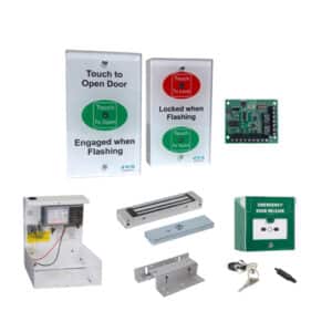 DDA Toilet Locking System For Automatic Swing Door Operators - Double Gang