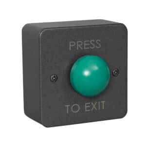 MEXT-EBGB/PTE Press To Exit Door Release Switch With Large Metal Green Dome Exit Button