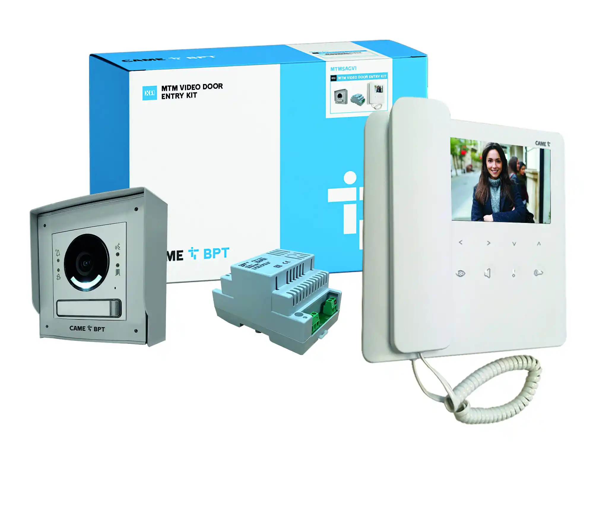 CAME BPT MTMSAGV1 MTM Surface Mount 1-Way Video Kit To AGT Handset