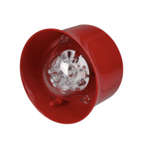 HOCHIKIK CHQ-WSB2 Analogue Addressable Loop-Powered Wall Sounder Beacon With Red LEDs