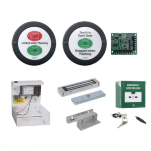 DDA Toilet Locking System For Automatic Swing Door Operators - Round