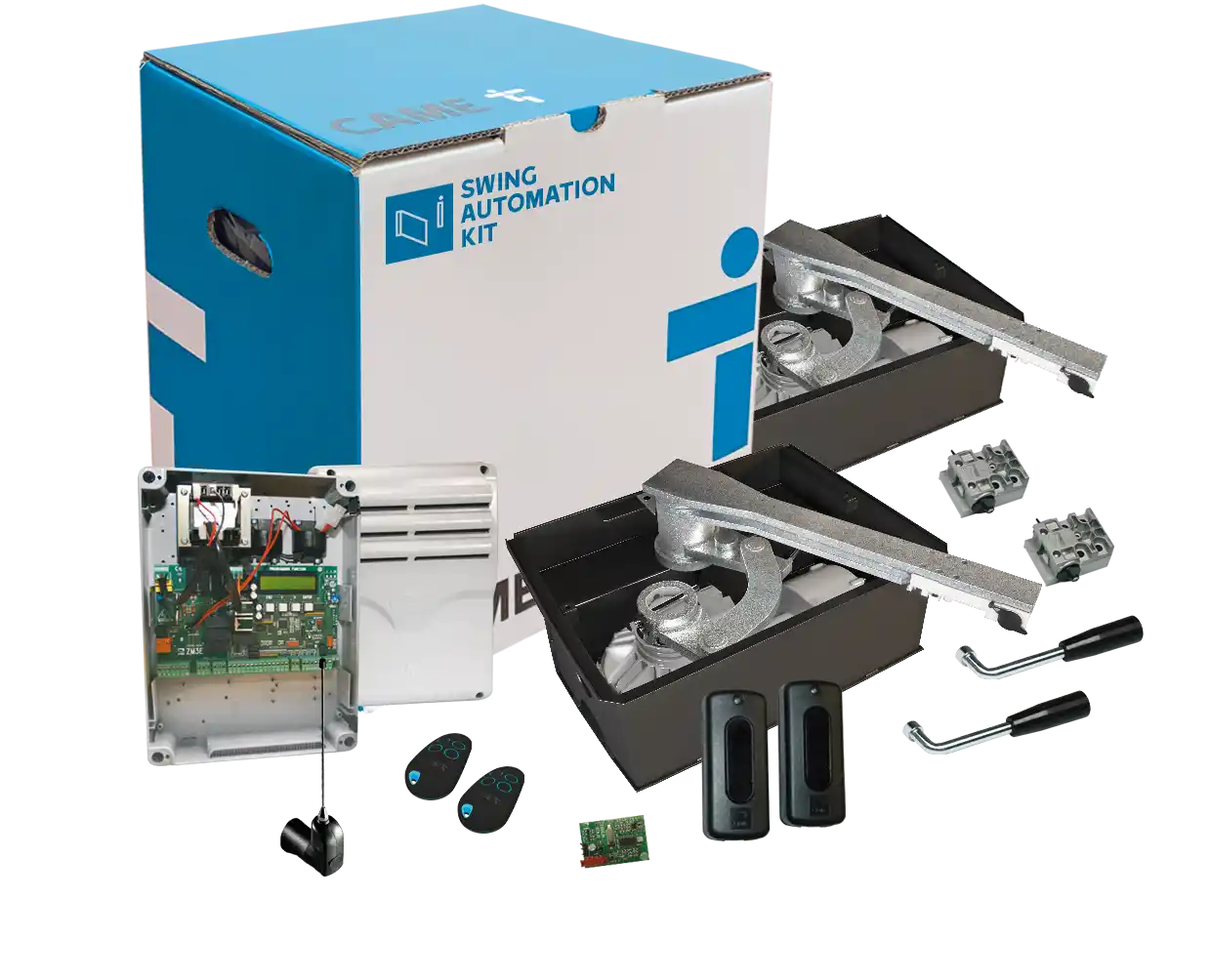 CAME Frogplus-P5 230V Heavy Duty Electro Mechanical Underground Operator Pair Kit 5.5M (1800Kg) X 2