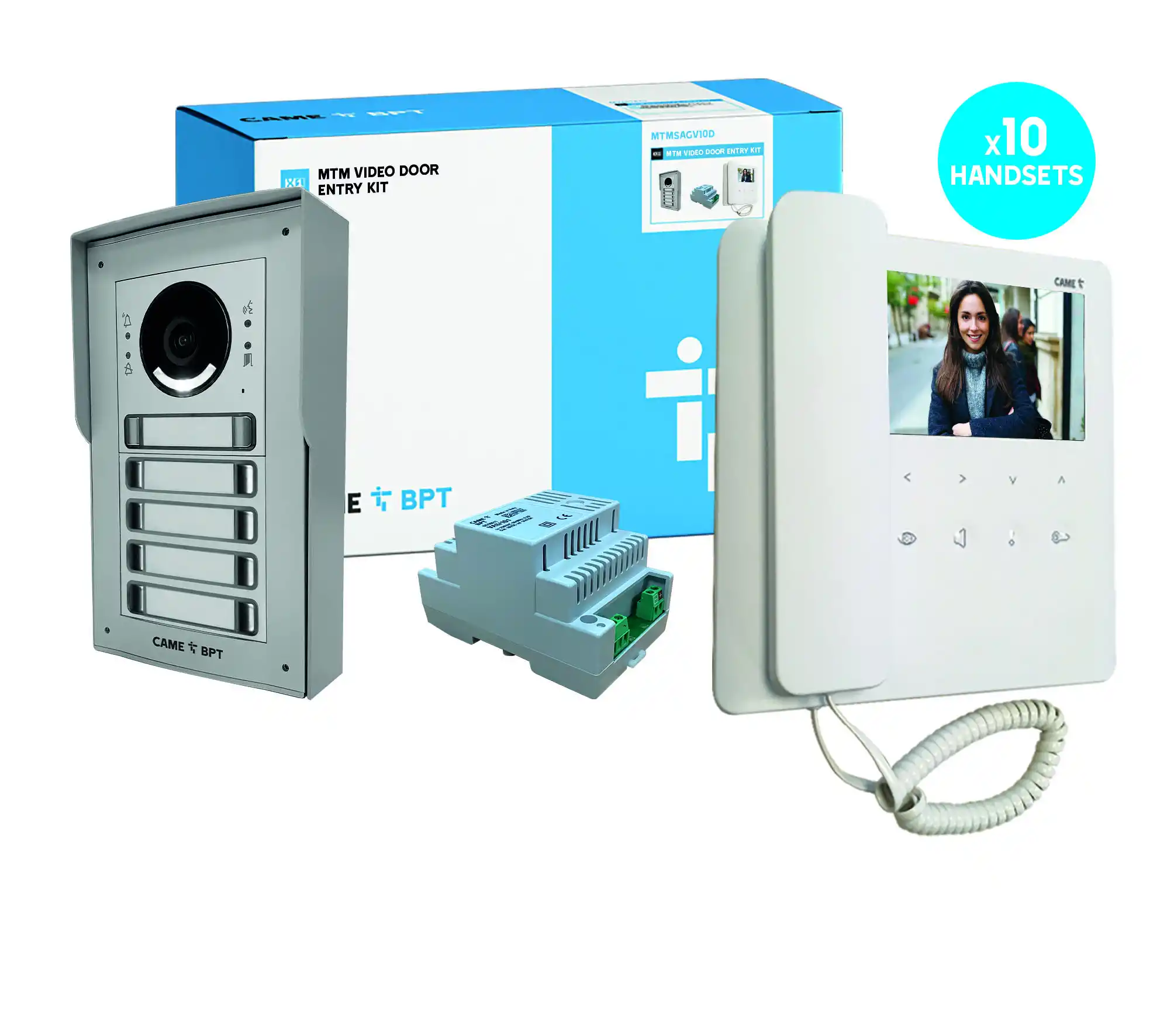 CAME BPT MTMSAGV10 MTM 10-Way Video Kit To AGT Handset
