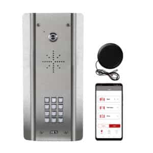 AES PRIME7-ASK-EU Stainless 4G Gsm Intercom Keypad And Proximity