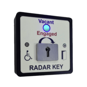 SQWCRADAR Toilet Door Entry Radar Key Lock