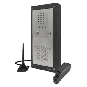 VIDEX GSMVRKC-2S/4G 2 Button Vandal Resistant Gsm Intercom Keypad